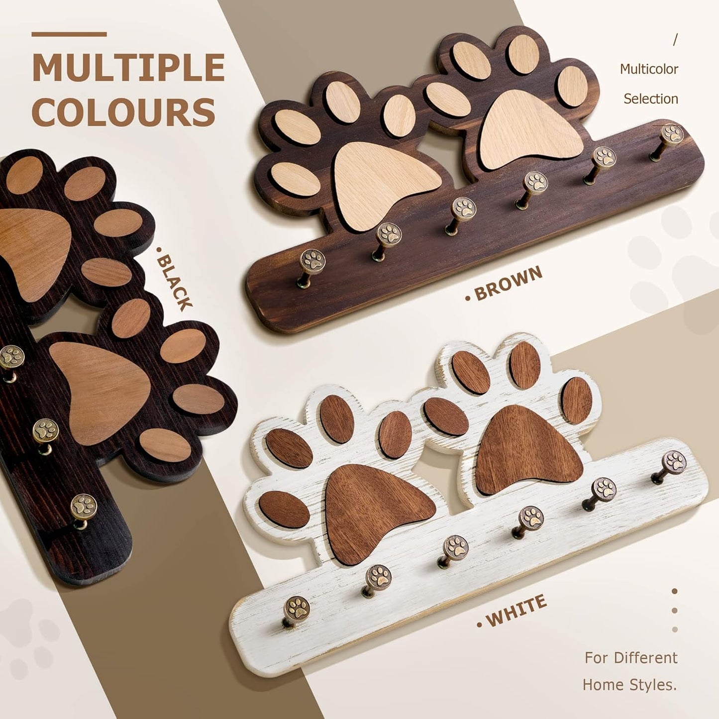 MTERSN Farmhouse Key Holder – White