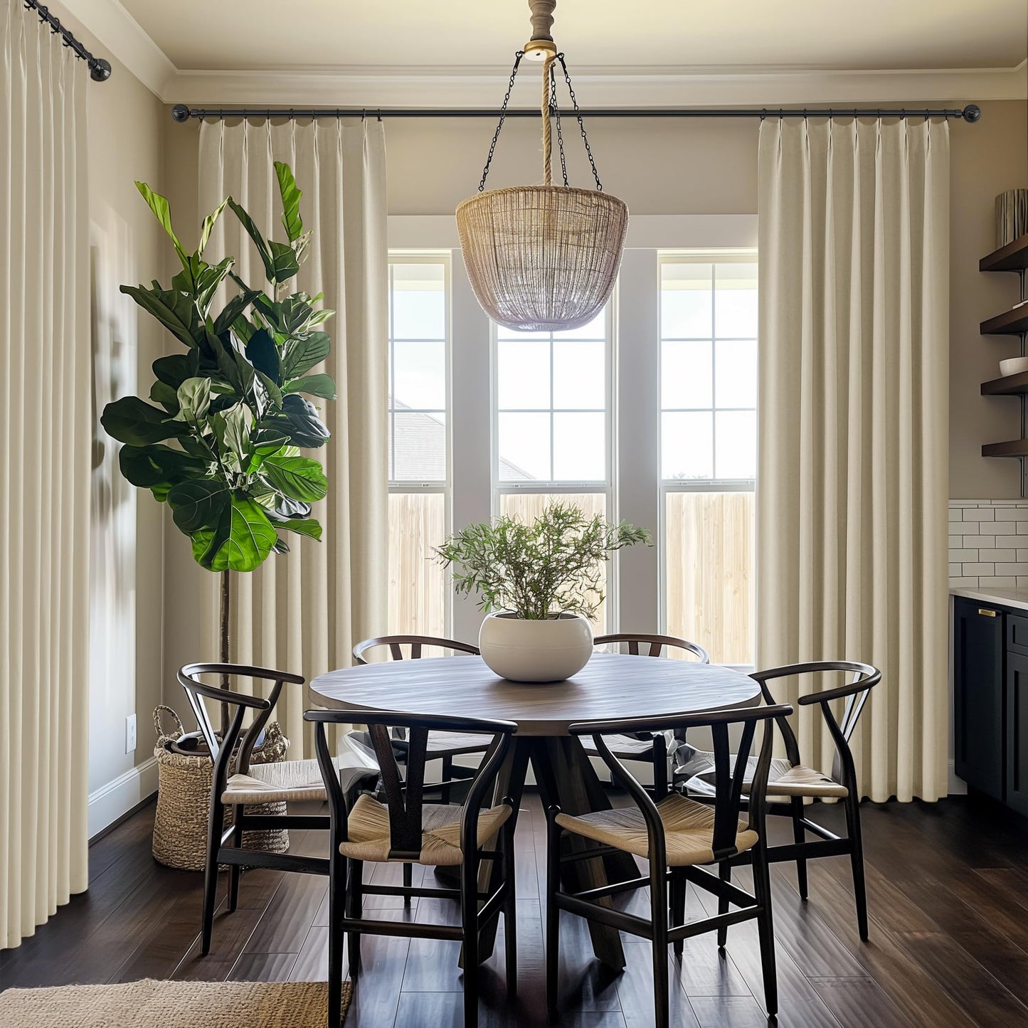 ChrisDowa Blackout Curtains 102" – 2 Panels