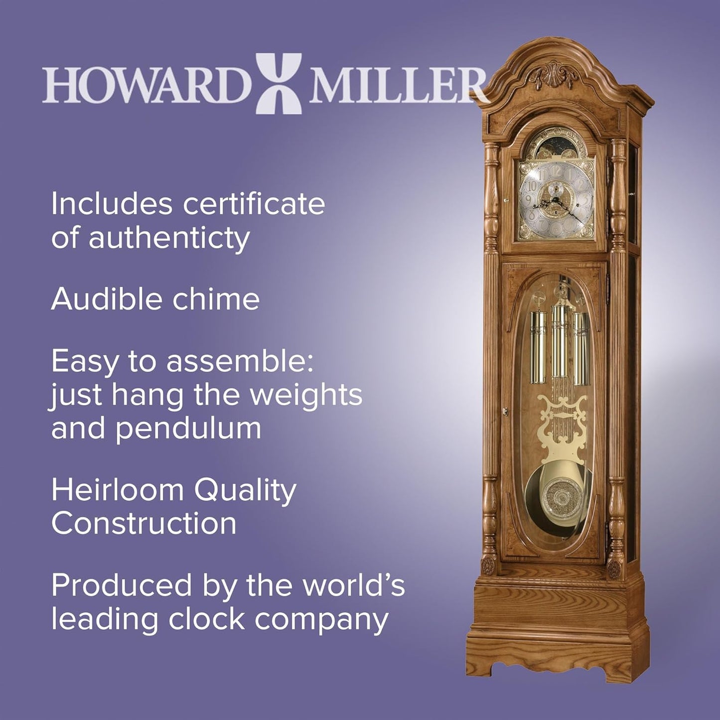Howard Miller Schultz Floor Clock
