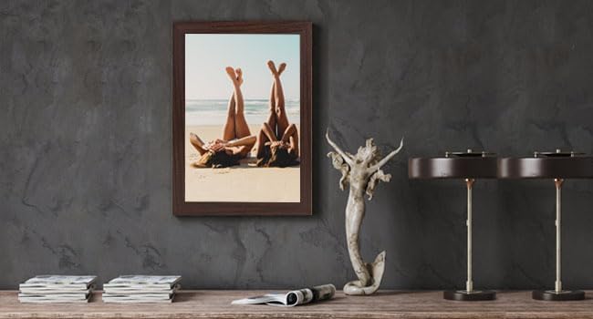 3-Pack 4x6 Black Wooden Photo Frames