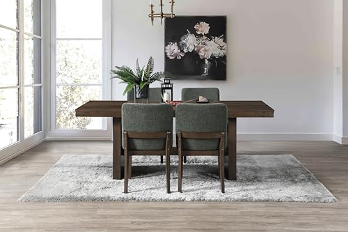 Kody 5-Piece Wood Dining Set – Beige Chairs