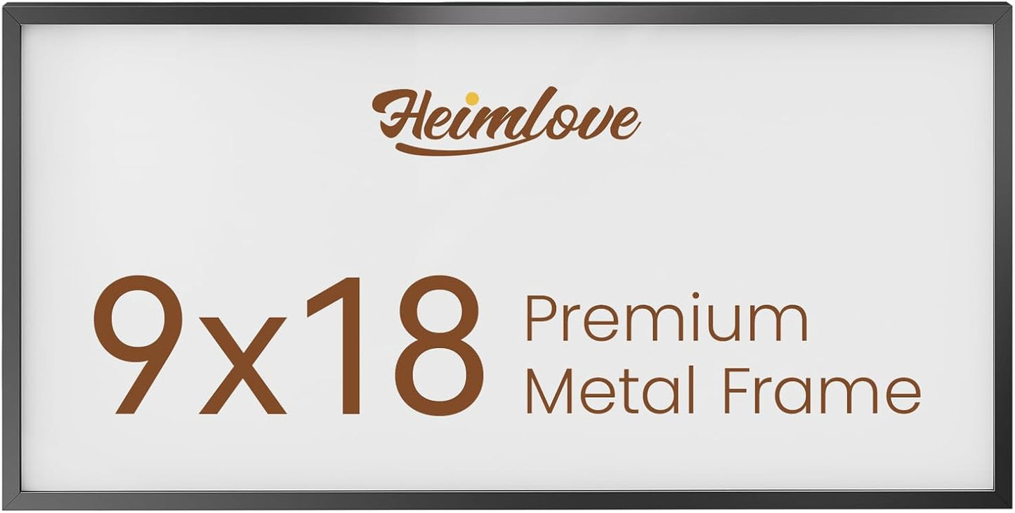 Heimlove 3-Pack 16x20 Black Metal Frames