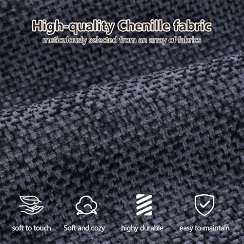 107" L-Shaped Sectional Sofa – Camel