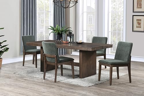 Kody 5-Piece Wood Dining Set – Beige Chairs