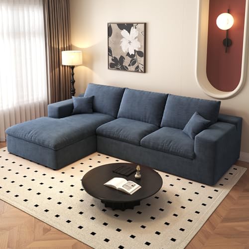 107" L-Shaped Sectional Sofa – Camel