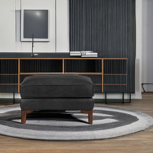 POLY & BARK 74" Leather Sofa – Cognac Tan