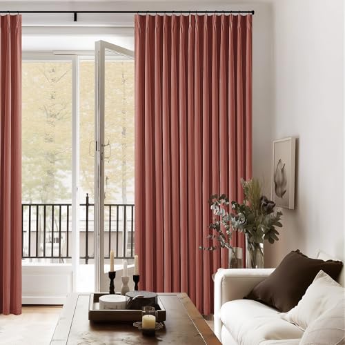 Linen Blackout Curtains 84" 2-Pack