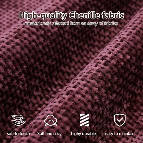 107" L-Shaped Sectional Sofa – Camel