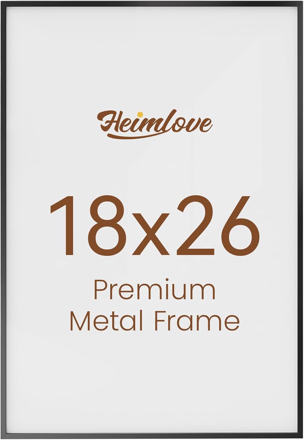 Heimlove 3-Pack 16x20 Black Metal Frames