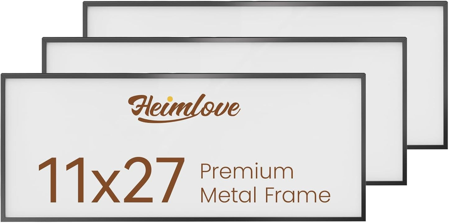 Heimlove 3-Pack 16x20 Black Metal Frames