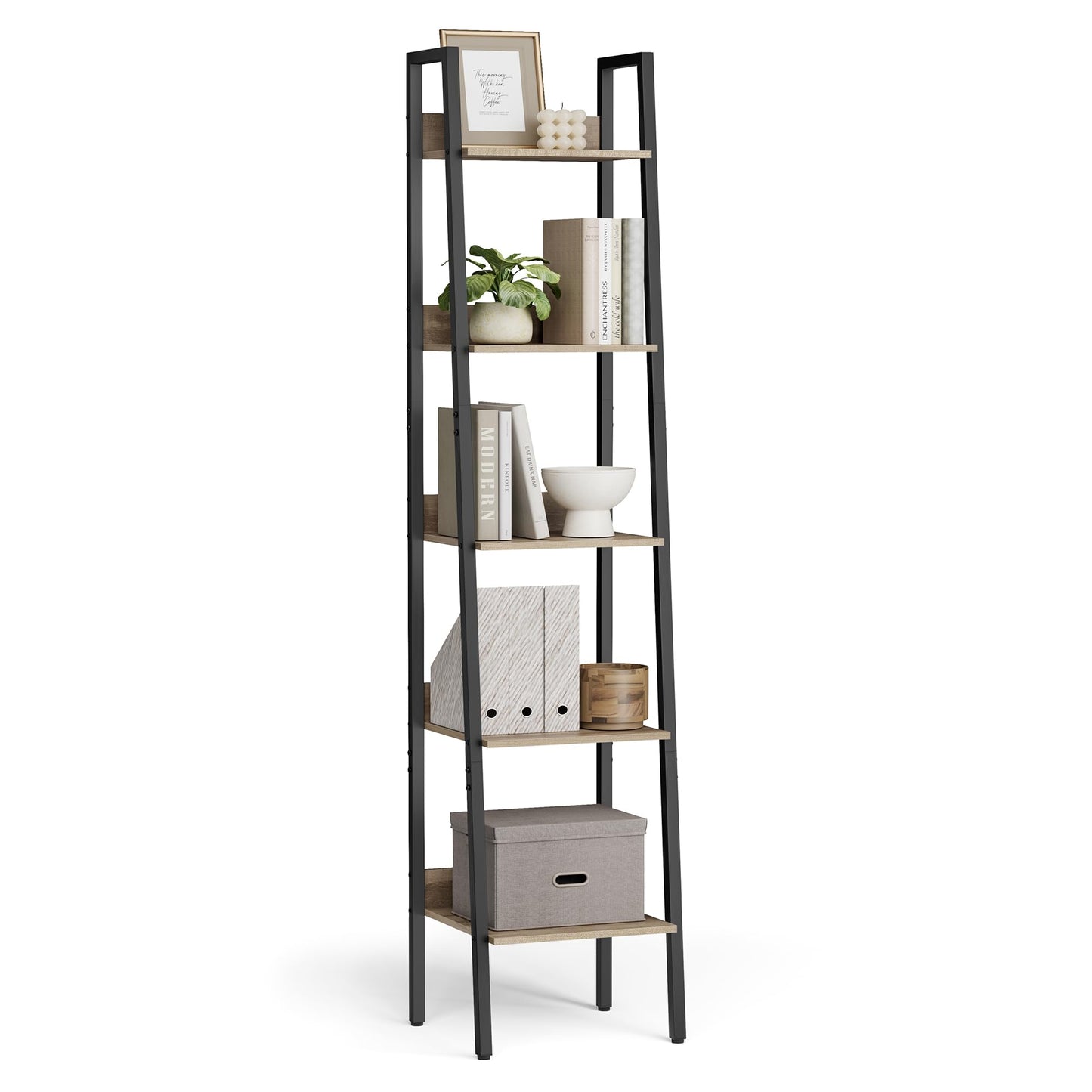 VASAGLE 5-Tier Ladder Bookshelf