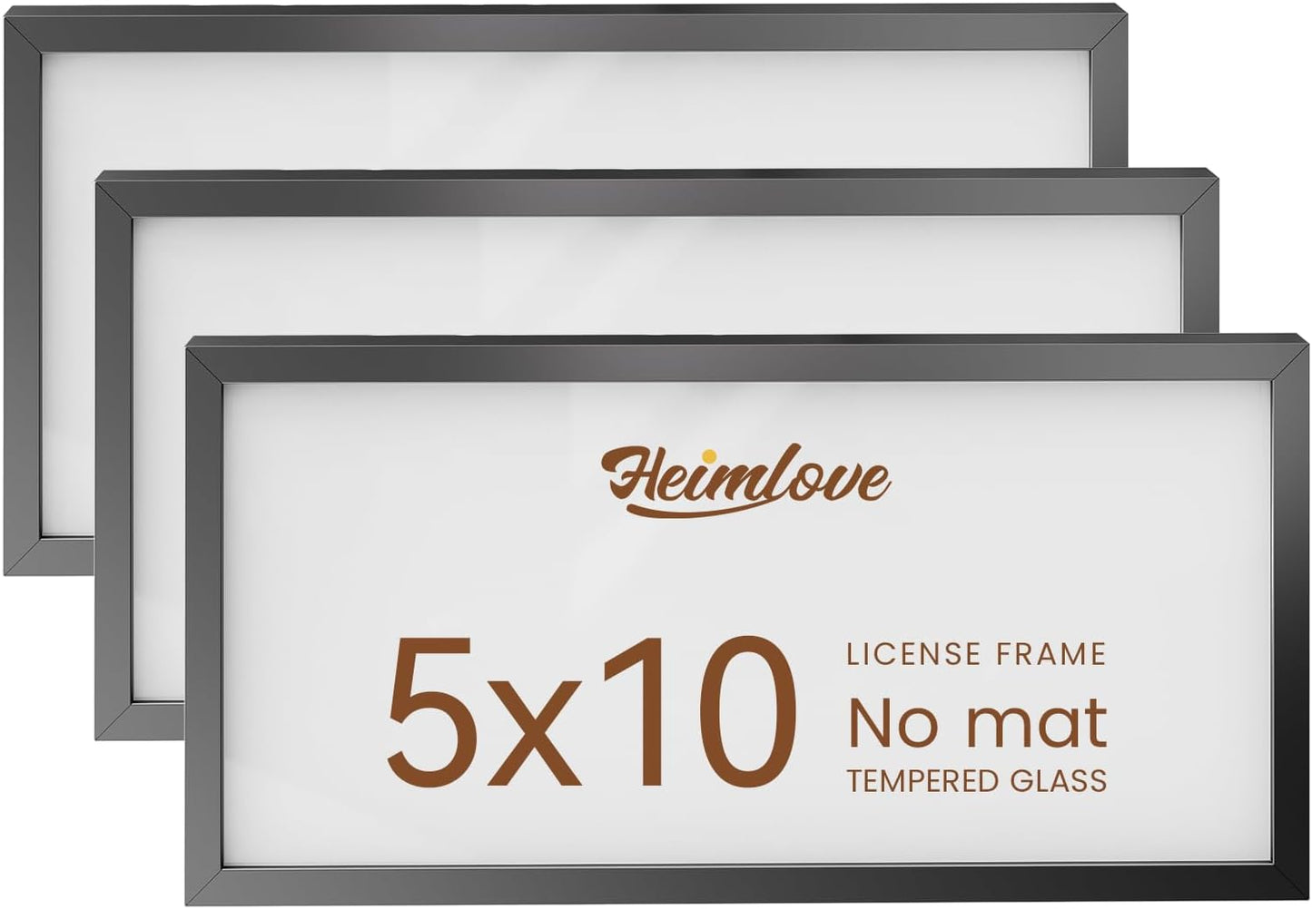 Heimlove 3-Pack 16x20 Black Metal Frames
