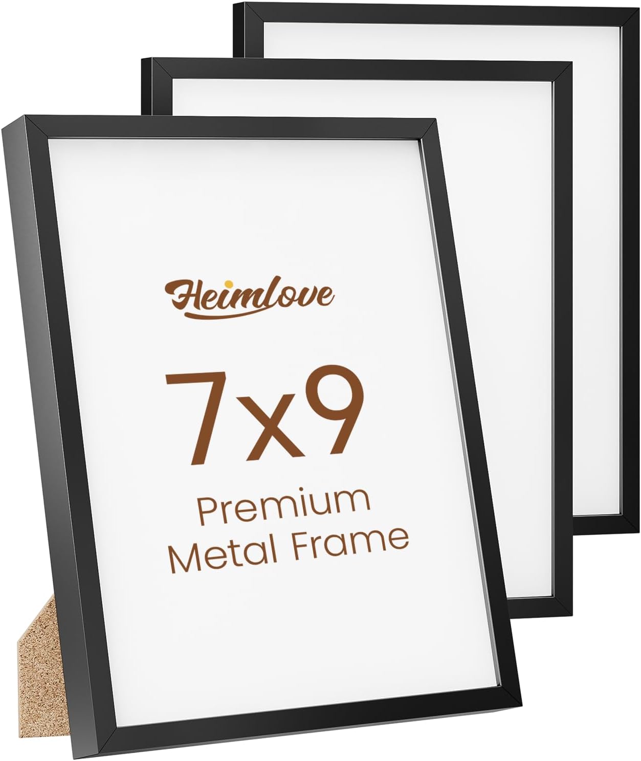 Heimlove 3-Pack 16x20 Black Metal Frames