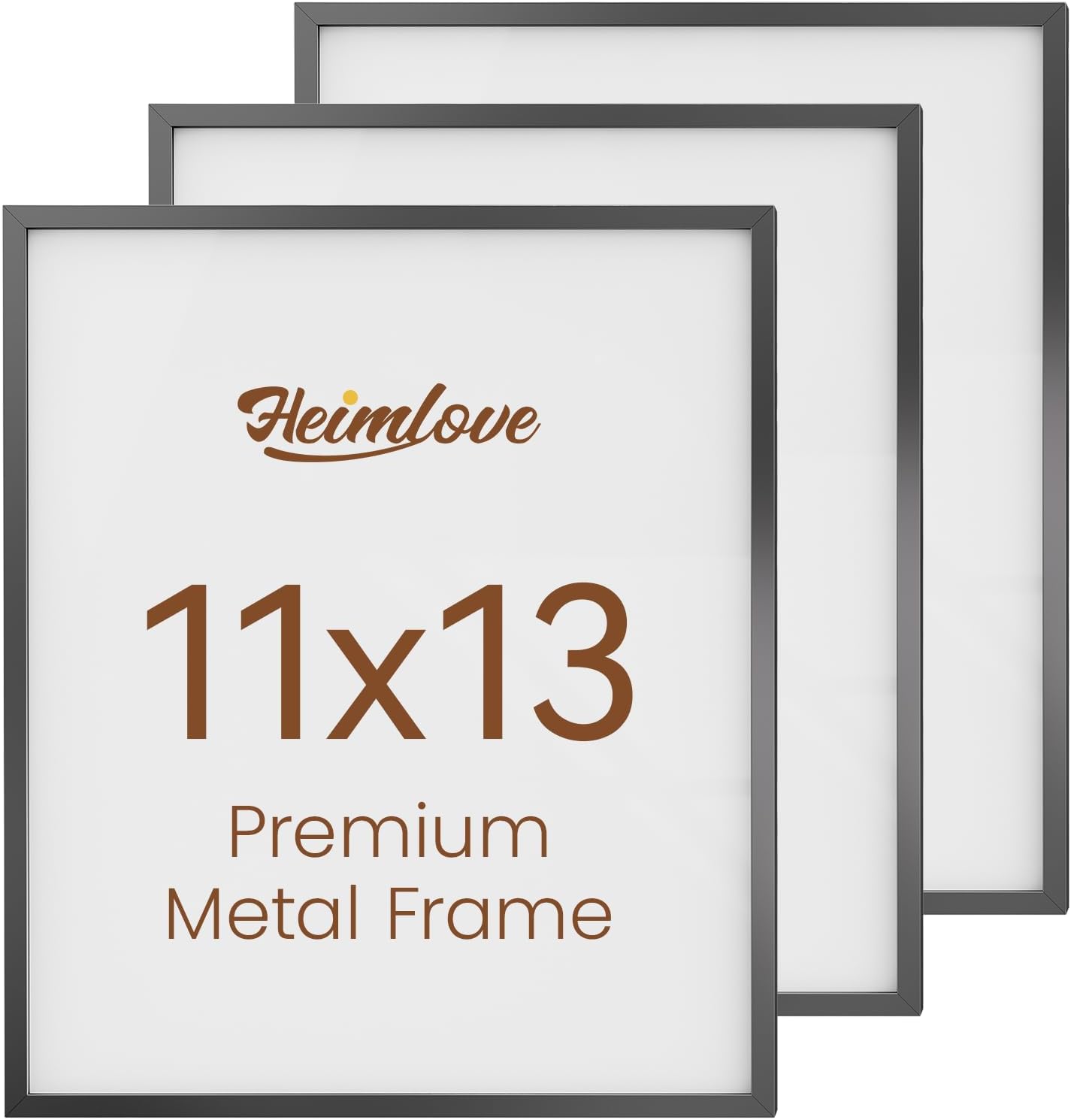 Heimlove 3-Pack 16x20 Black Metal Frames