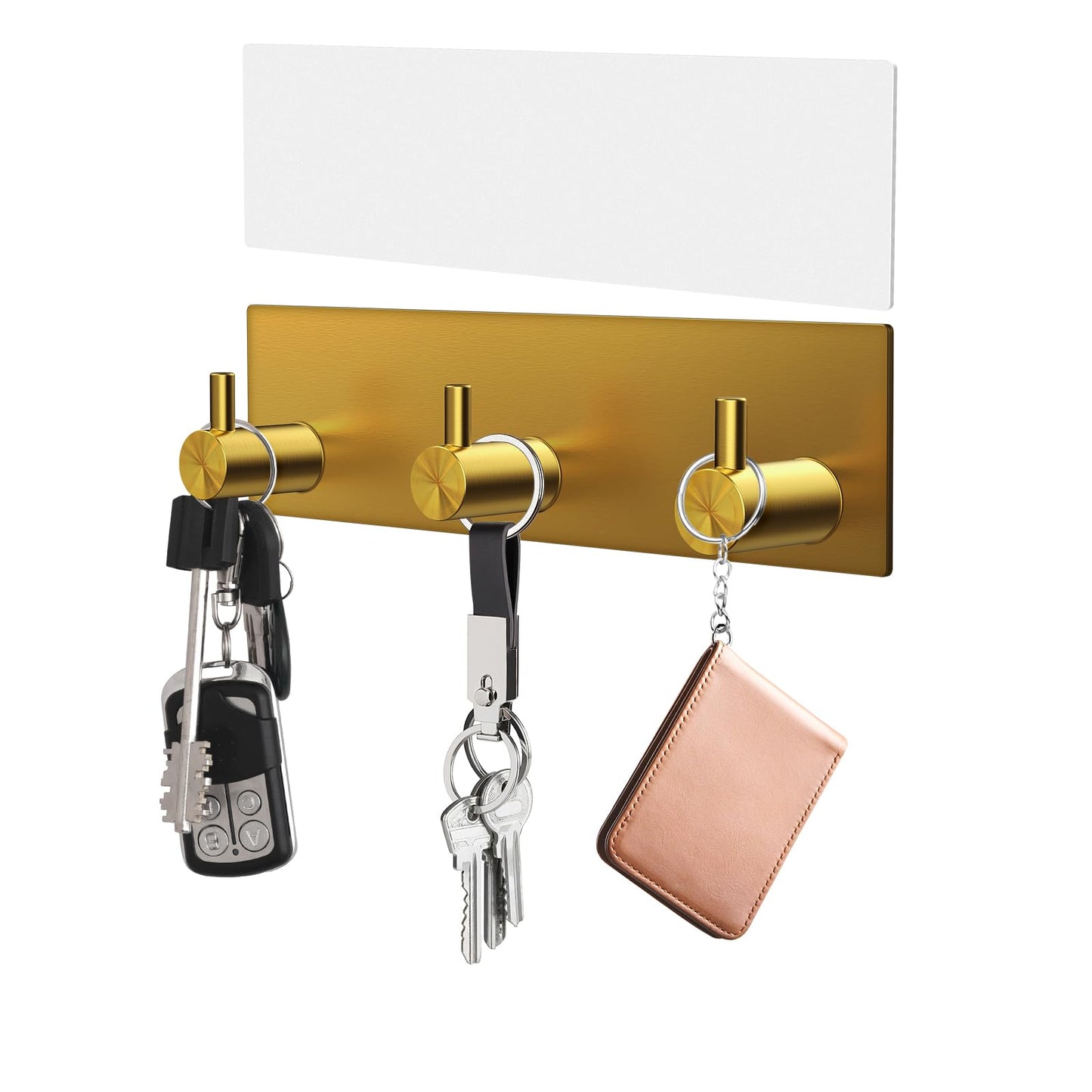 VIS'V Adhesive Wall Key Holder – Black