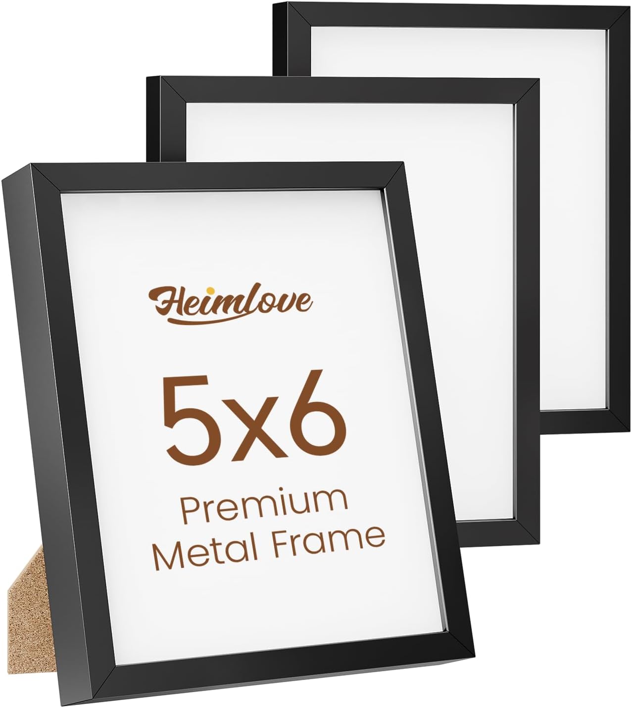 Heimlove 3-Pack 16x20 Black Metal Frames