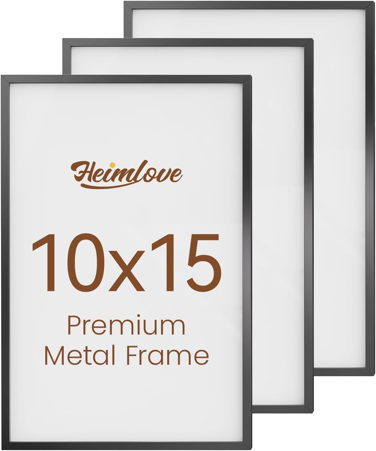 Heimlove 3-Pack 16x20 Black Metal Frames