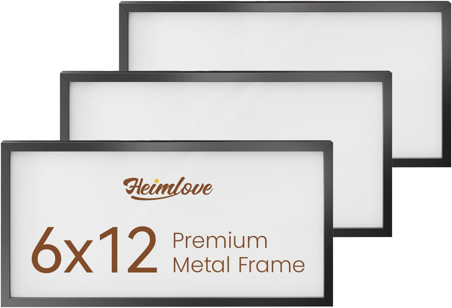 Heimlove 3-Pack 16x20 Black Metal Frames