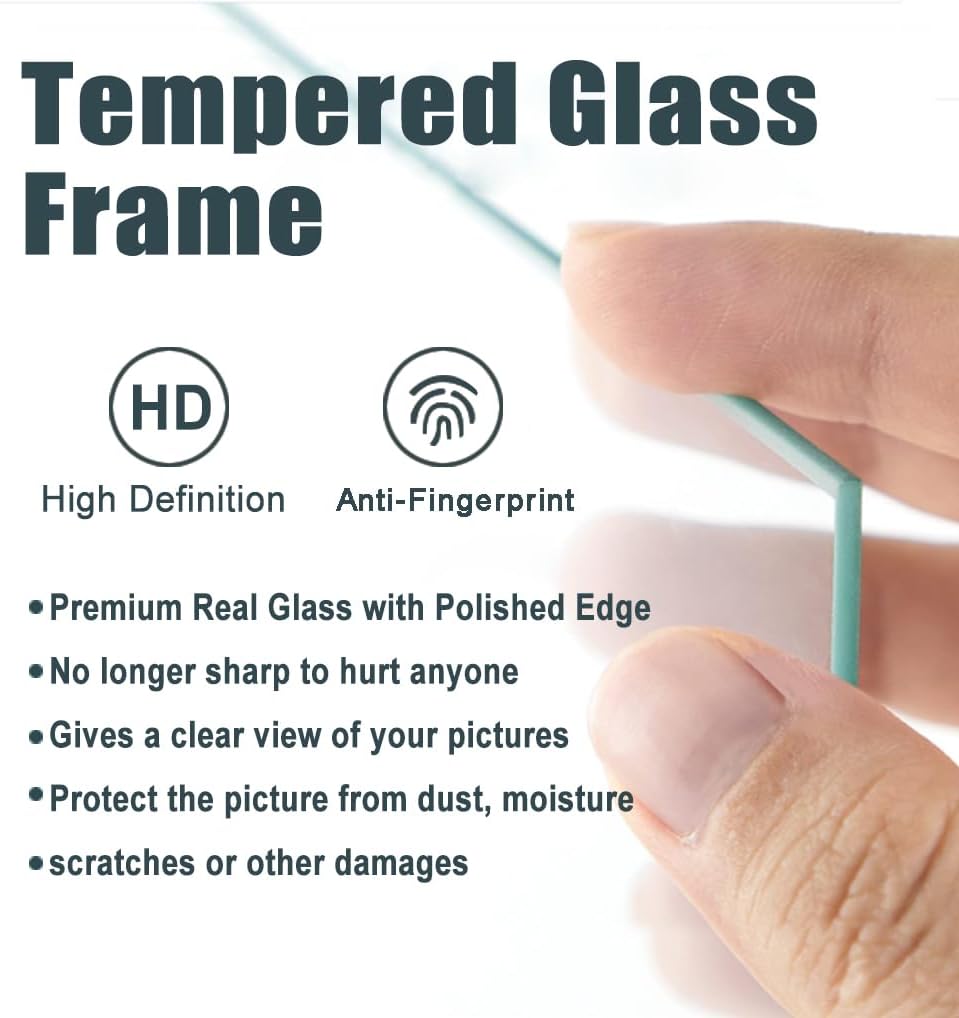 3-Pack 4x6 Black Wooden Photo Frames