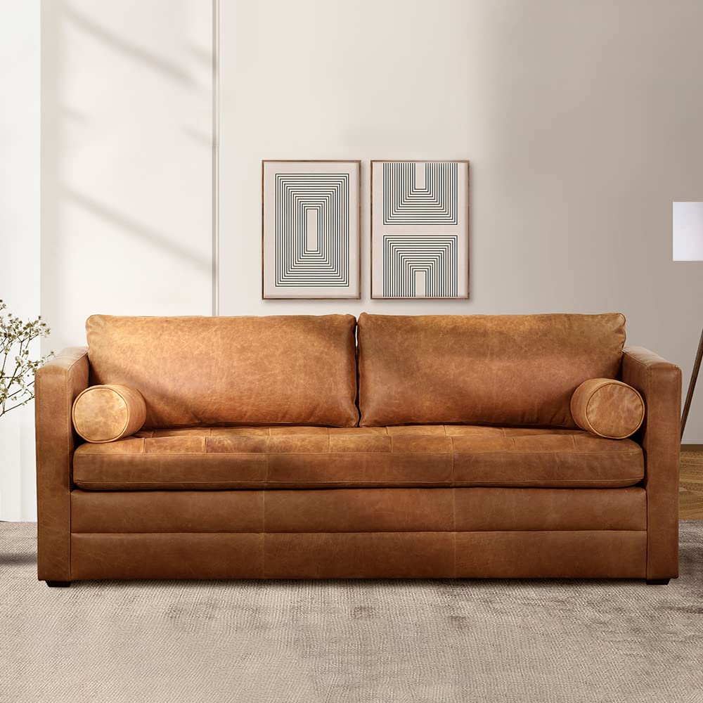 Poly & Bark Napa Leather Couch