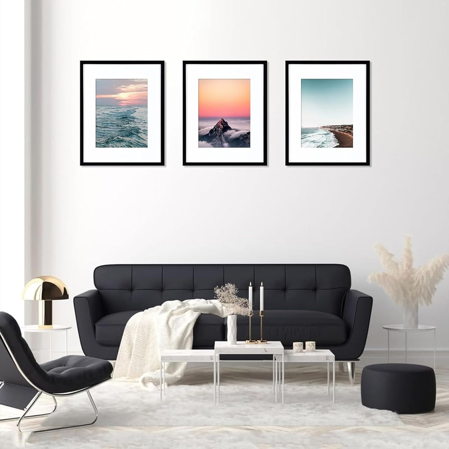 Vittanly 2-Pack Black 11x14 Frames