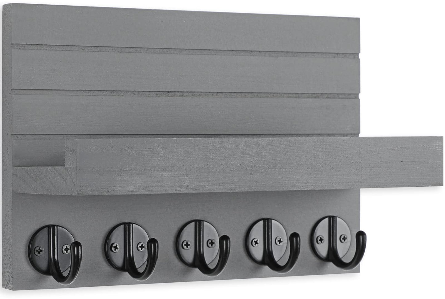 Wall Key & Mail Holder – Wood