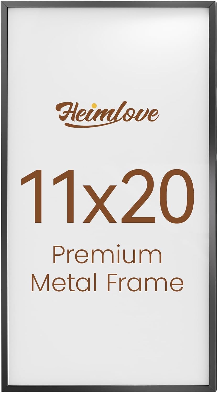 Heimlove 3-Pack 16x20 Black Metal Frames