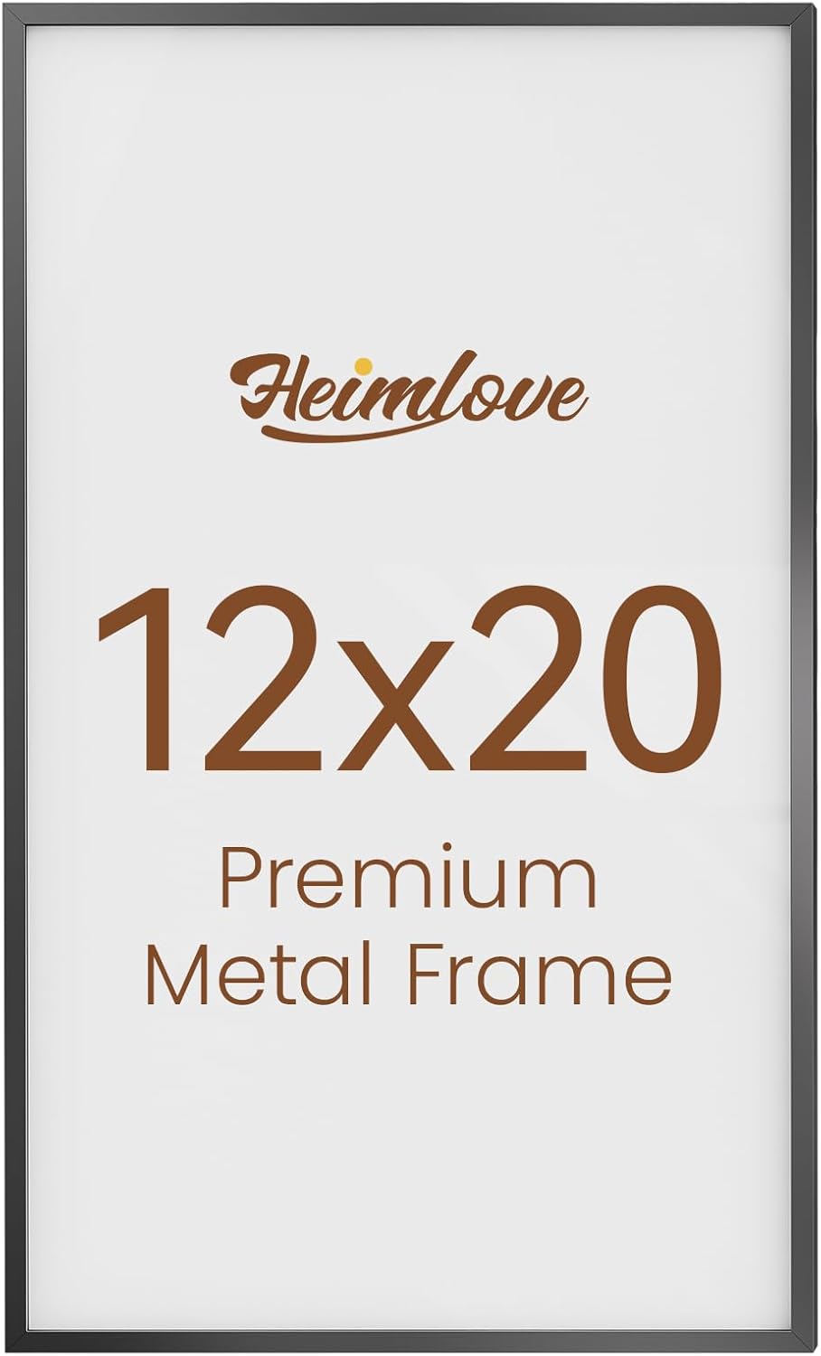Heimlove 3-Pack 16x20 Black Metal Frames