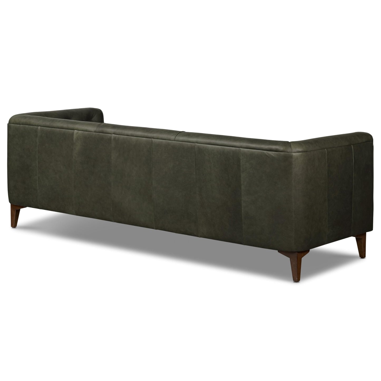 POLY & BARK 74" Leather Sofa – Cognac Tan