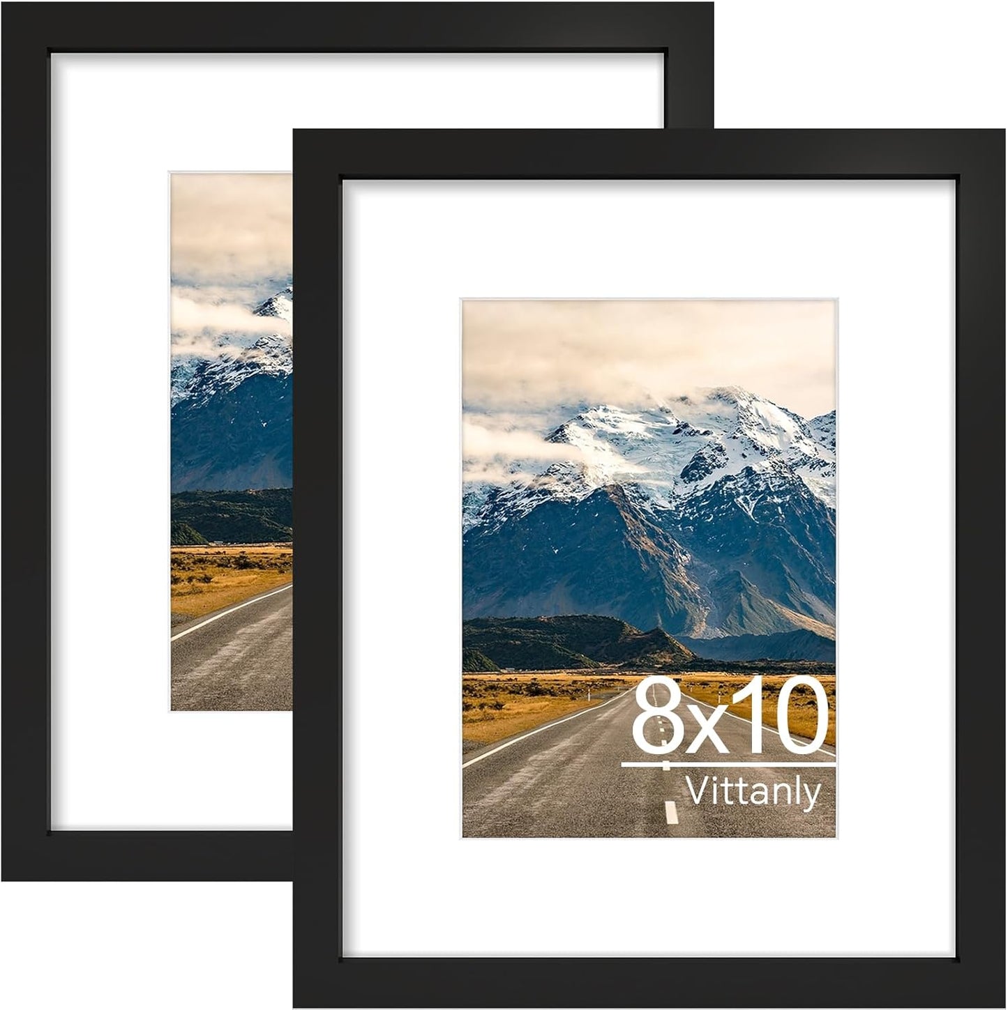 Vittanly 2-Pack Black 11x14 Frames