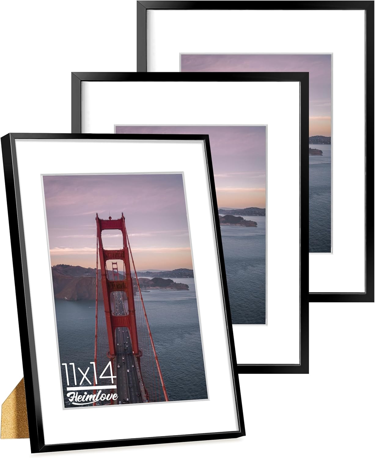 Heimlove 3-Pack 16x20 Black Metal Frames