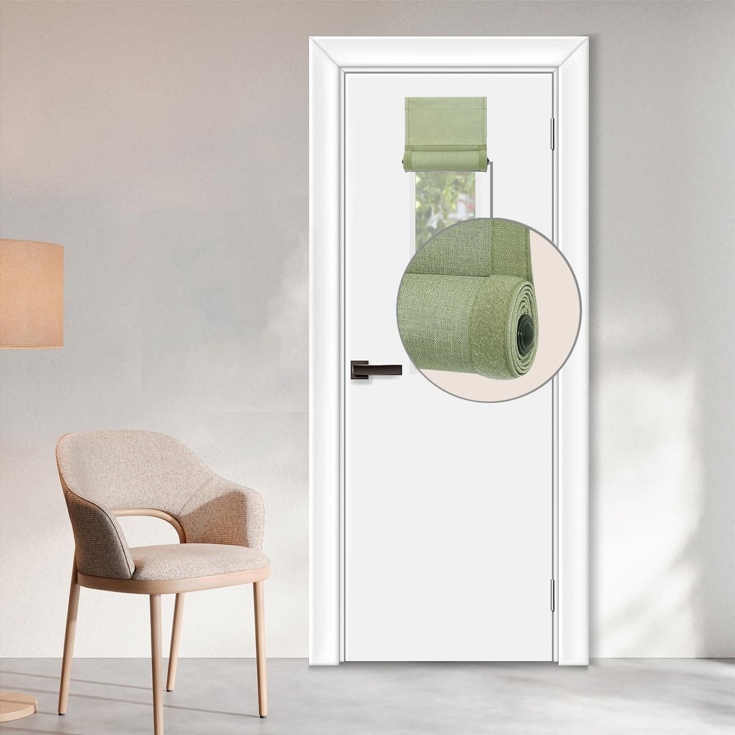 WDFour French Door Curtain – Light Gray