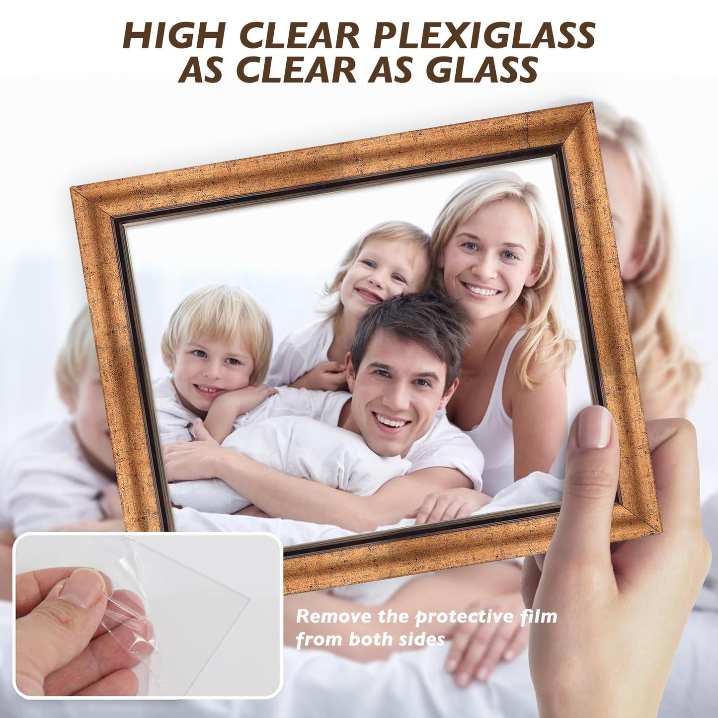XUANLUO 4-Pack 5x7 Photo Frames