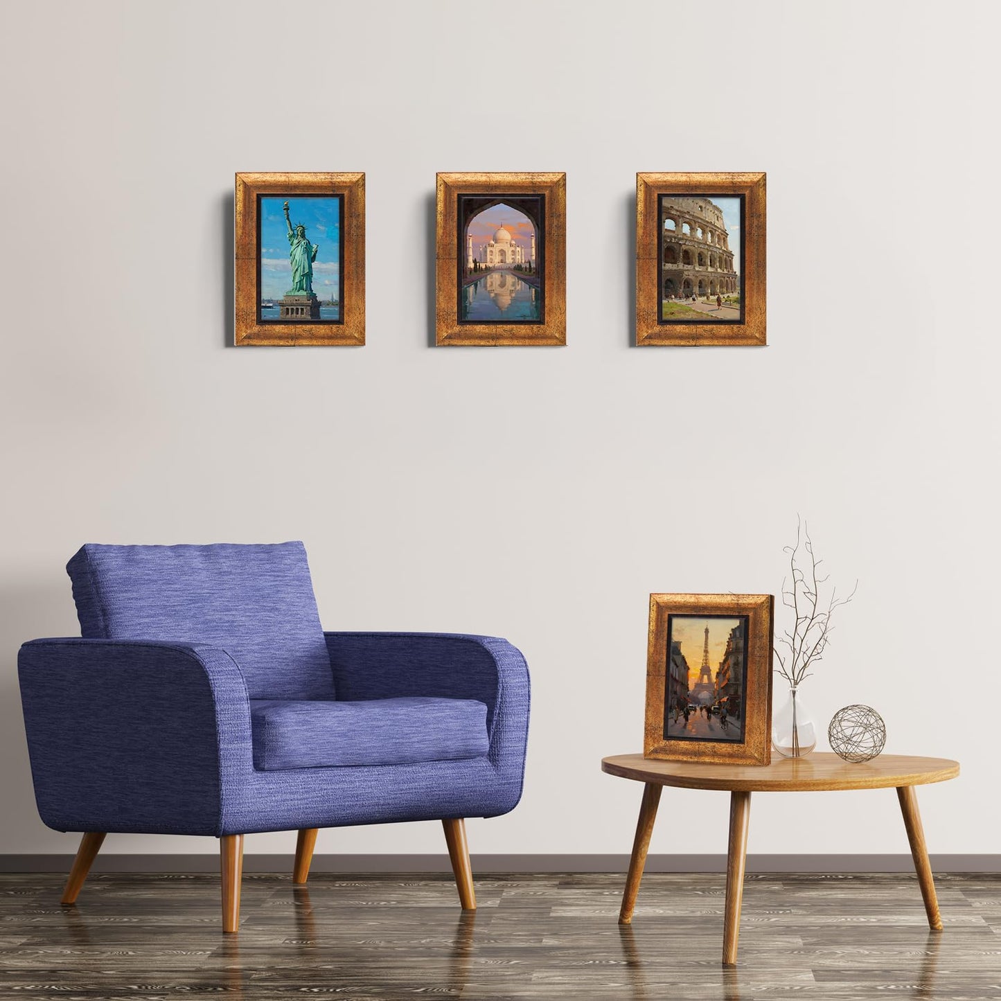 XUANLUO 4-Pack 5x7 Photo Frames