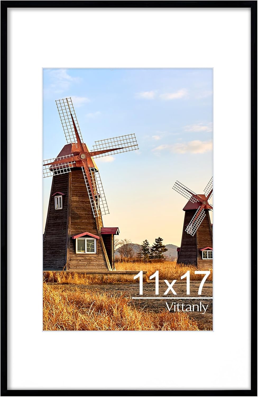 Vittanly 2-Pack Black 11x14 Frames