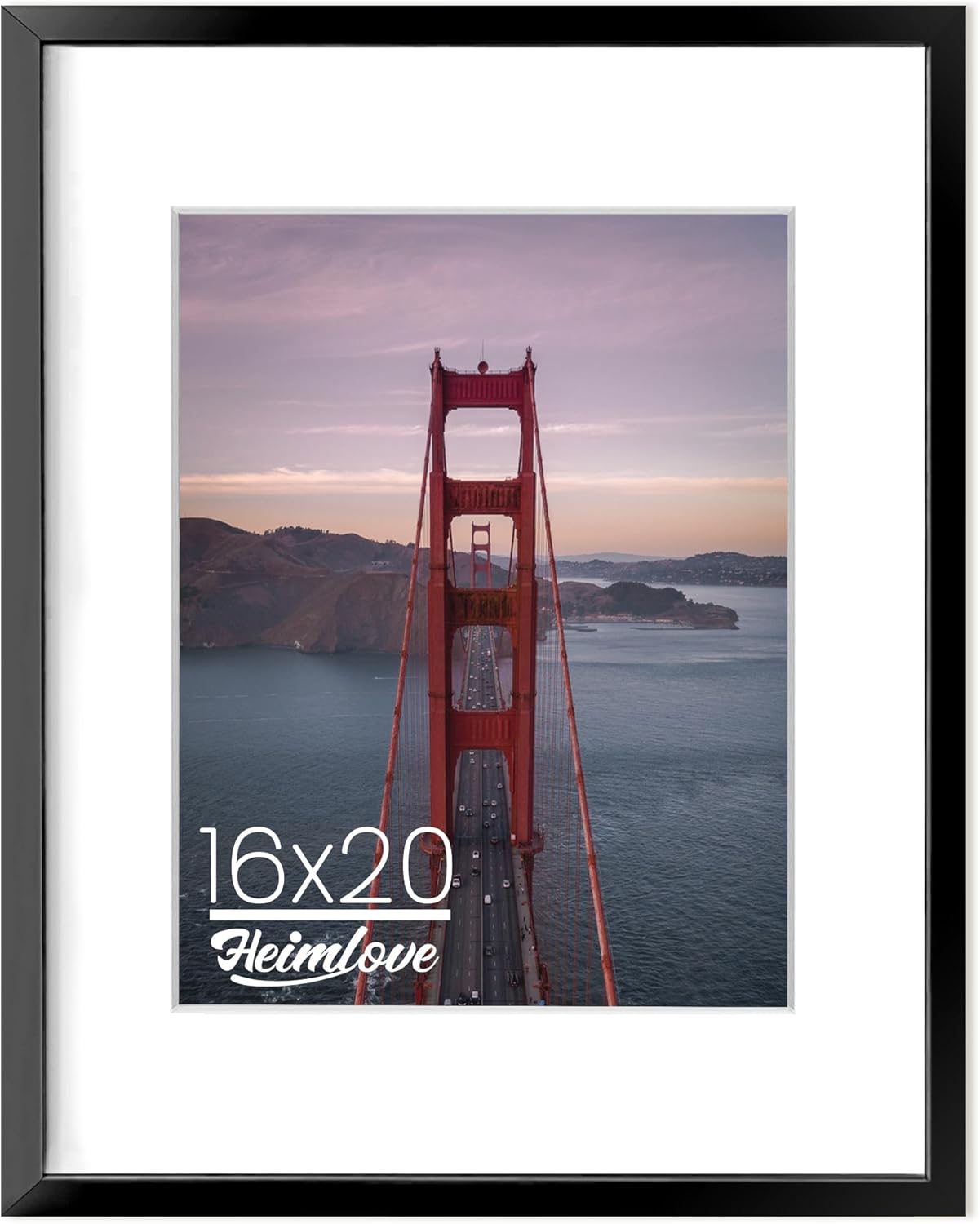 Heimlove 3-Pack 16x20 Black Metal Frames