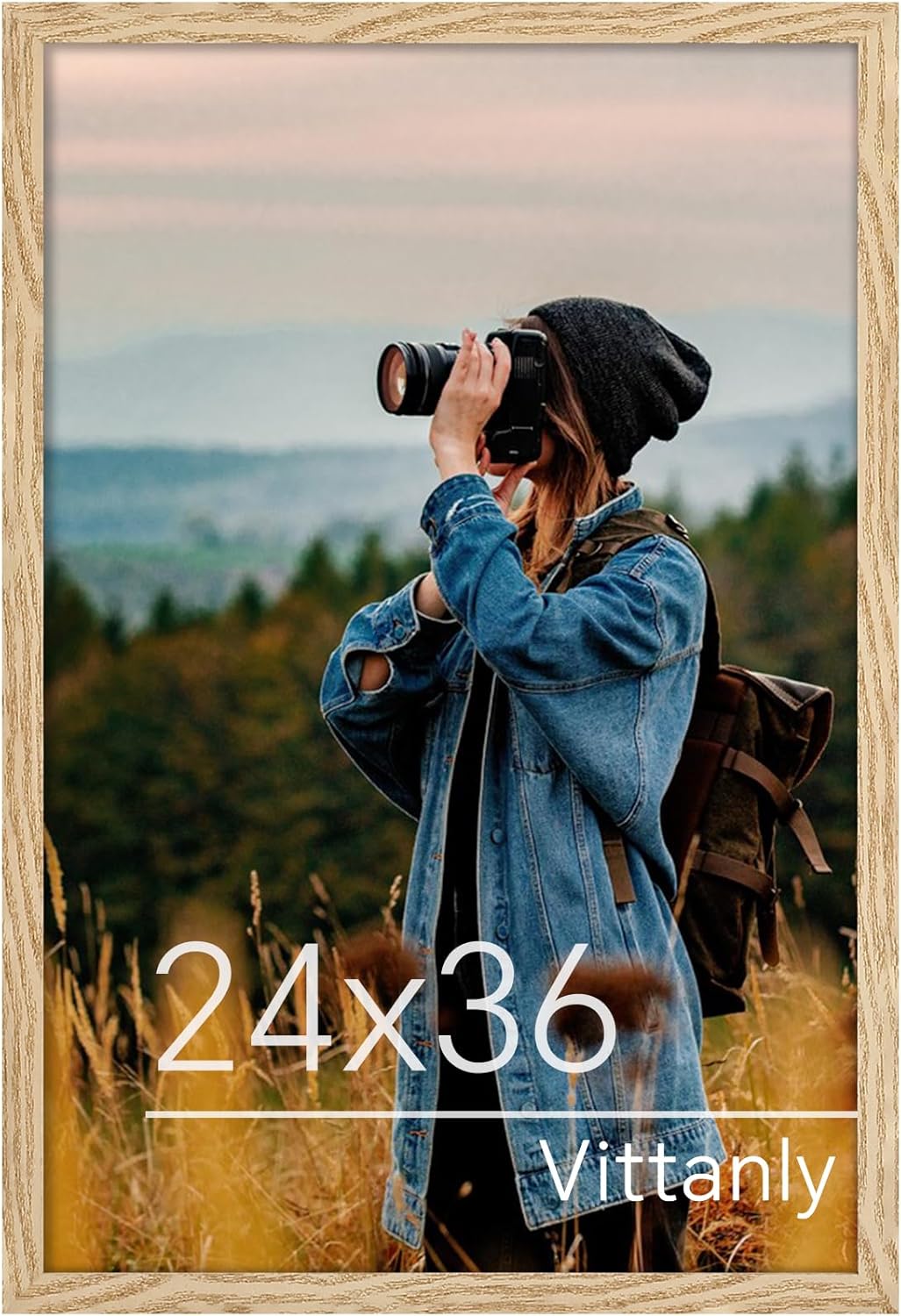 Vittanly 2-Pack Black 11x14 Frames