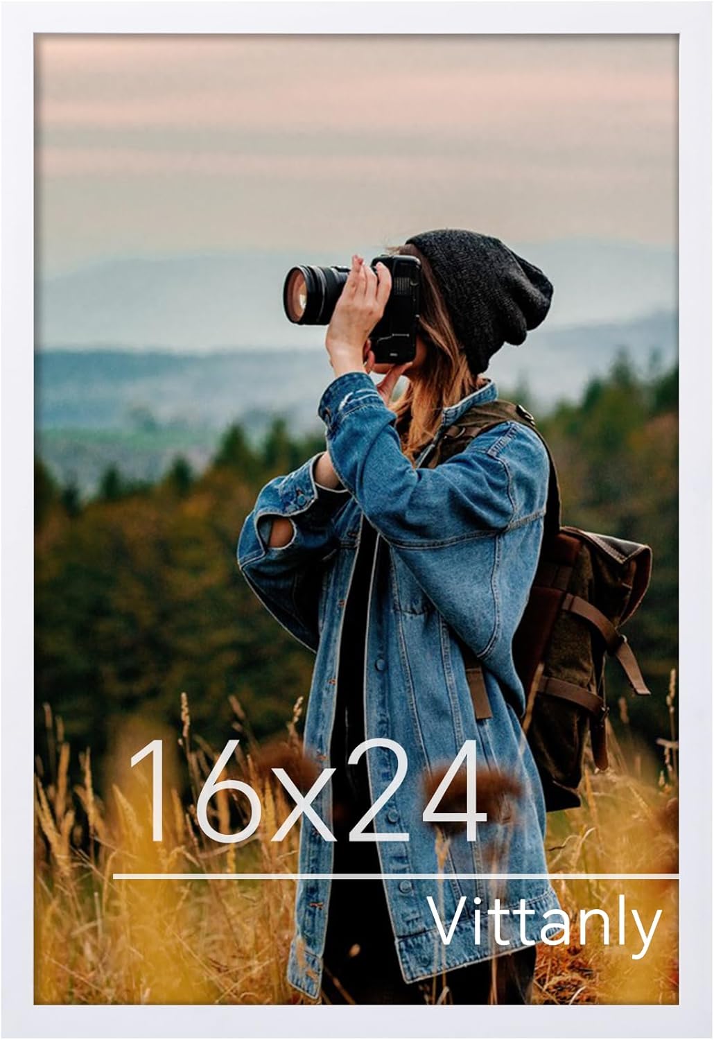 Vittanly 2-Pack Black 11x14 Frames