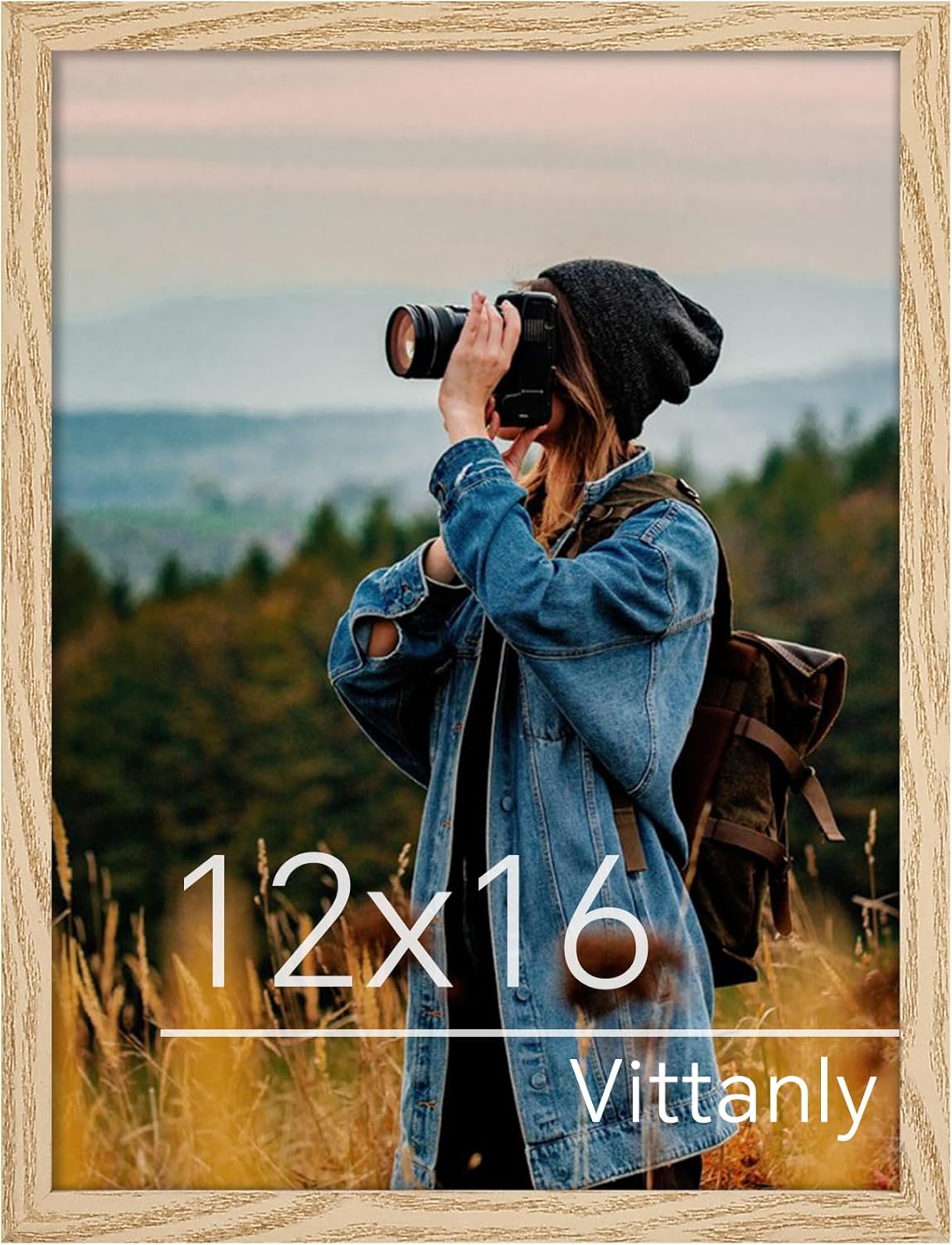 Vittanly 2-Pack Black 11x14 Frames