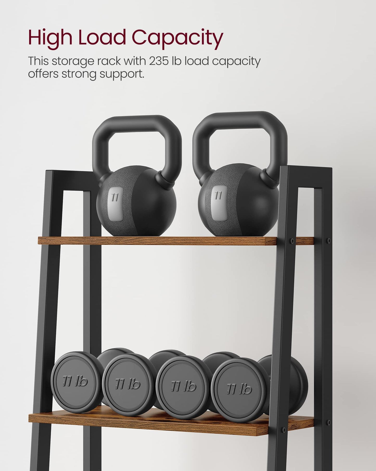 VASAGLE 5-Tier Ladder Bookshelf