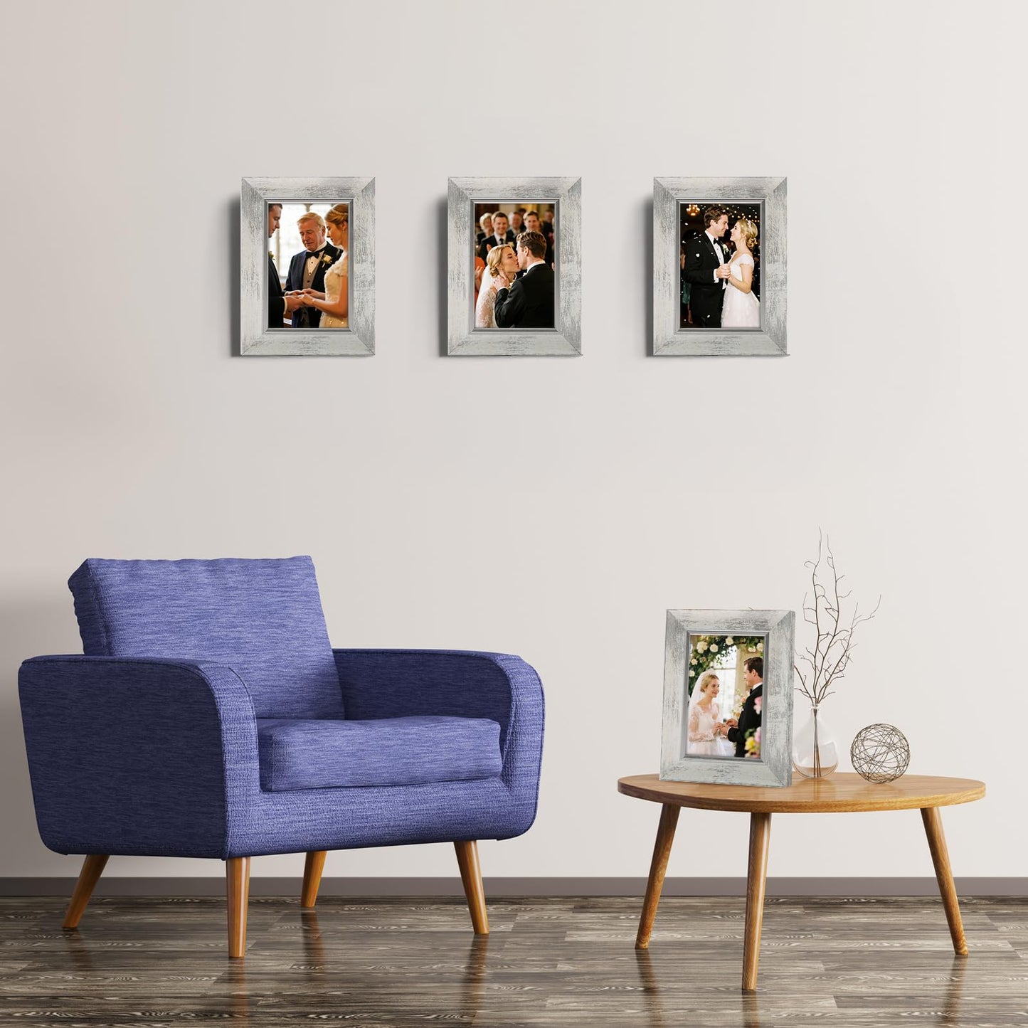 XUANLUO 4-Pack 5x7 Photo Frames