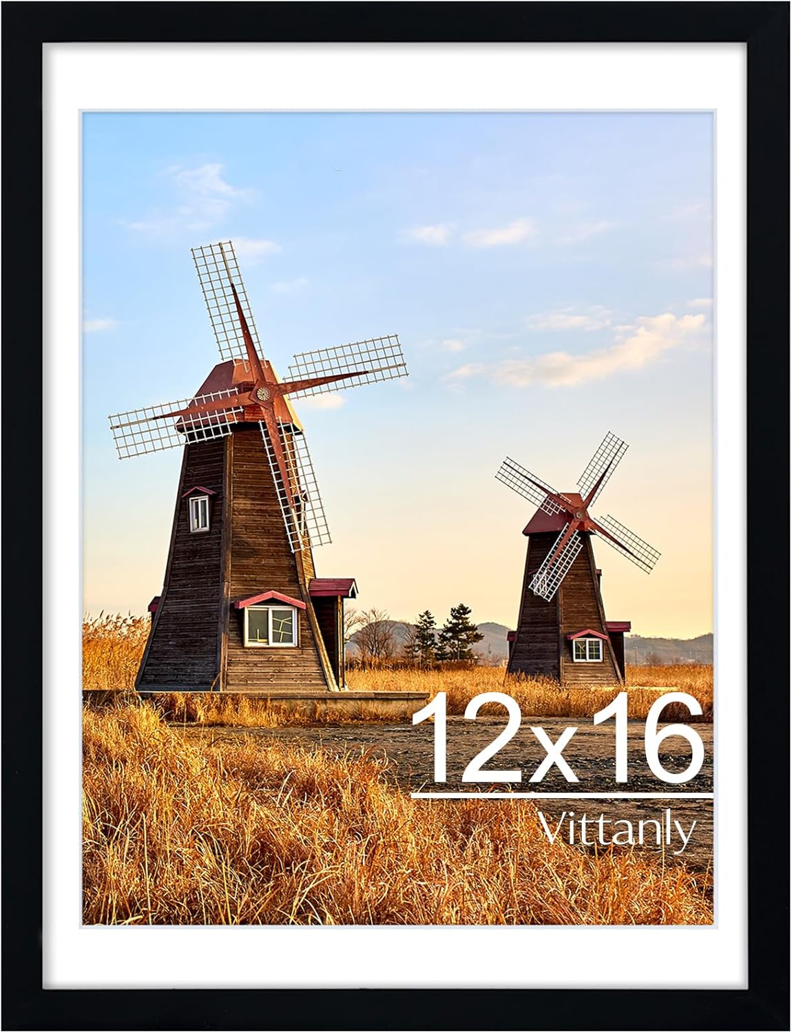 Vittanly 2-Pack Black 11x14 Frames