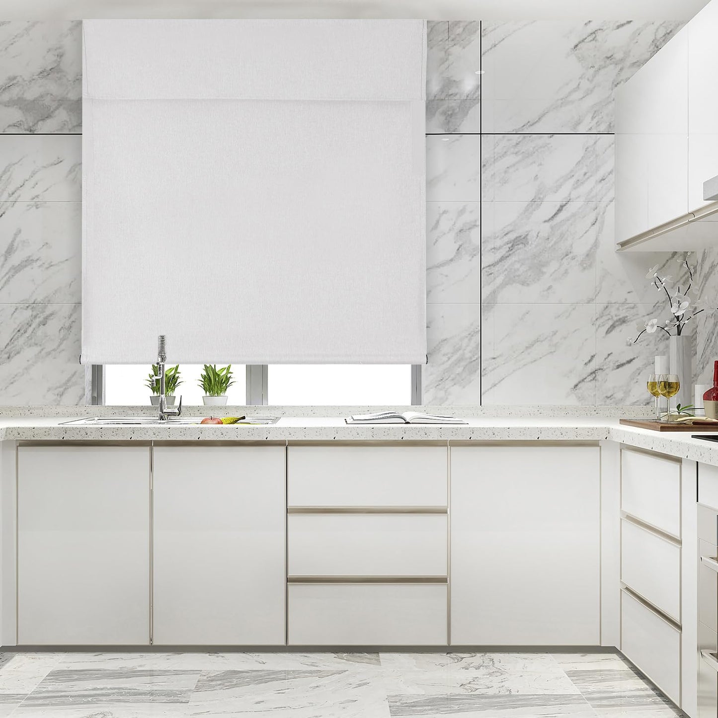 WDFour French Door Curtain – Light Gray