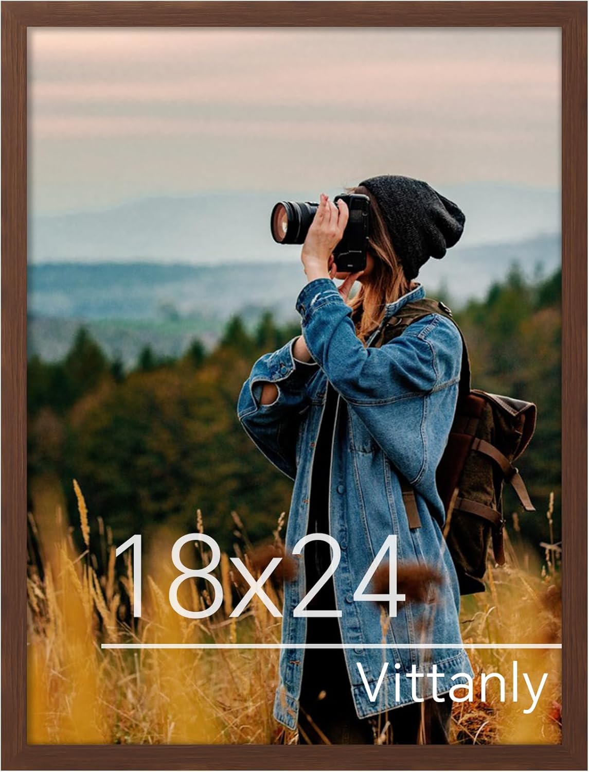 Vittanly 2-Pack Black 11x14 Frames