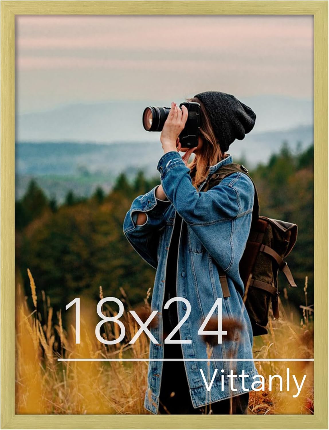 Vittanly 2-Pack Black 11x14 Frames