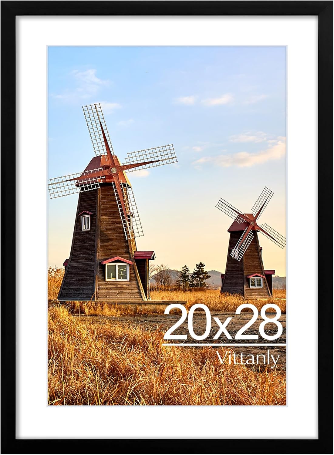 Vittanly 2-Pack Black 11x14 Frames