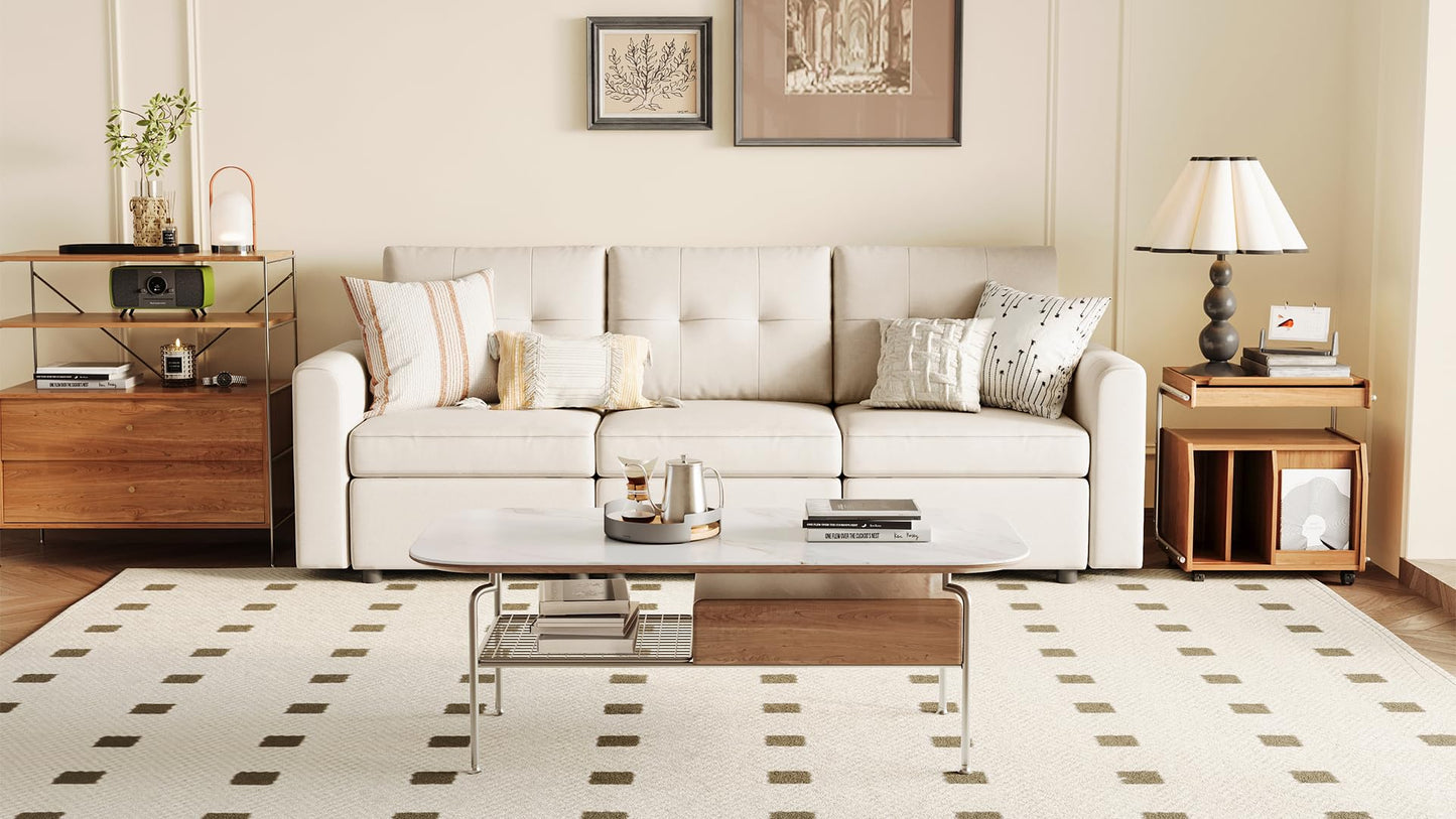 LINSY HOME Modular Sectional Sofa – Dark Gray