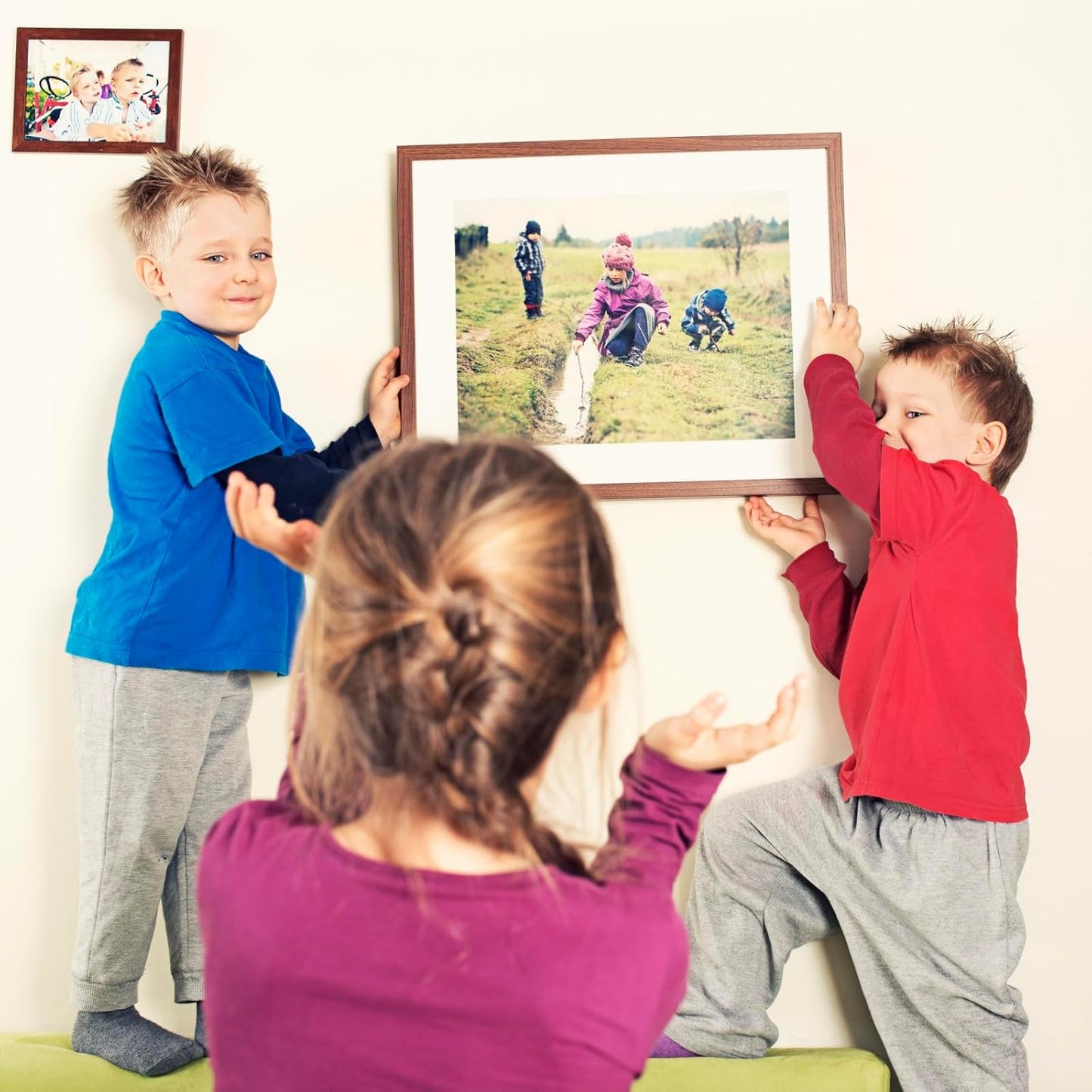 3-Pack 4x6 Black Wooden Photo Frames