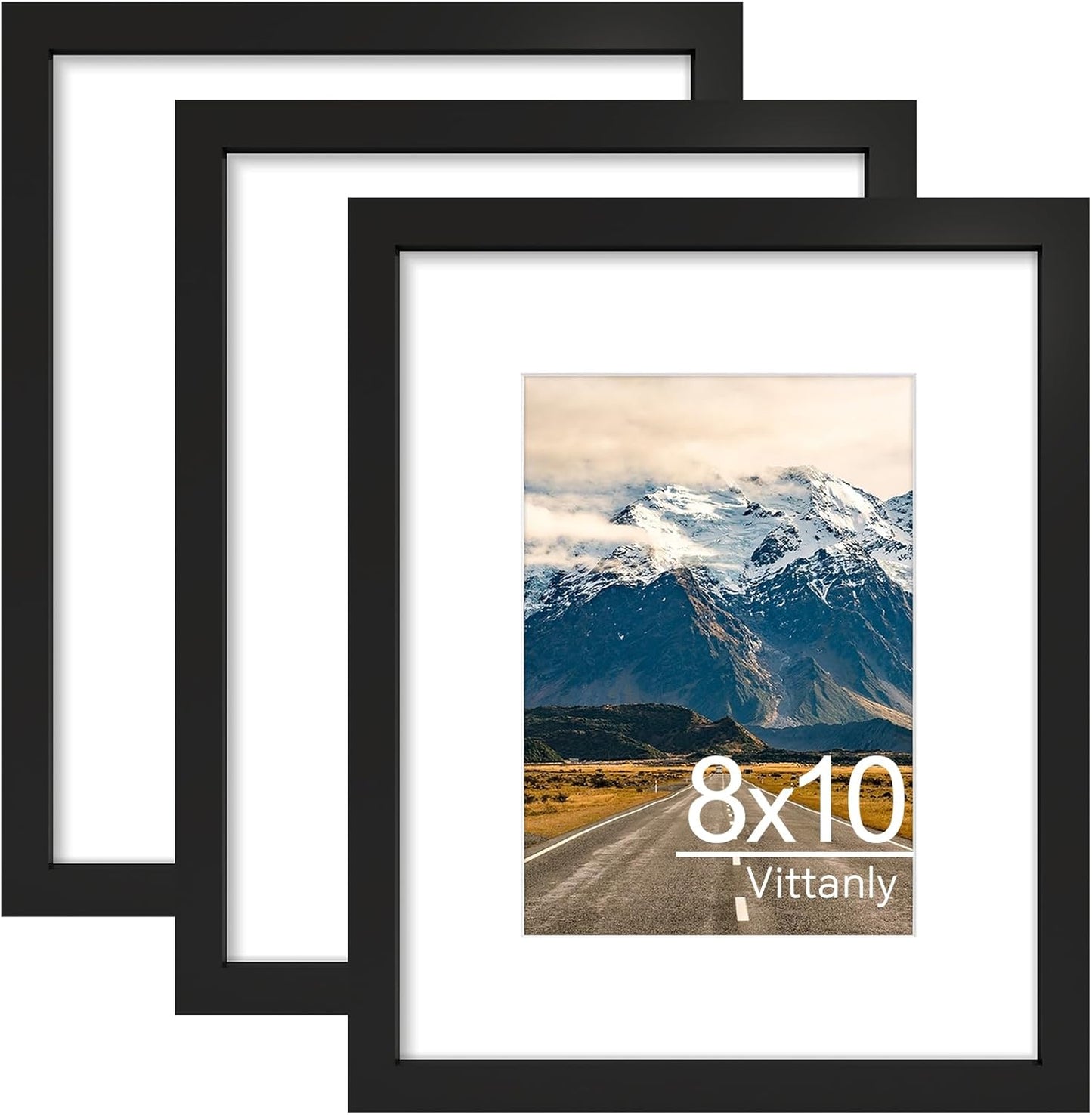 Vittanly 2-Pack Black 11x14 Frames