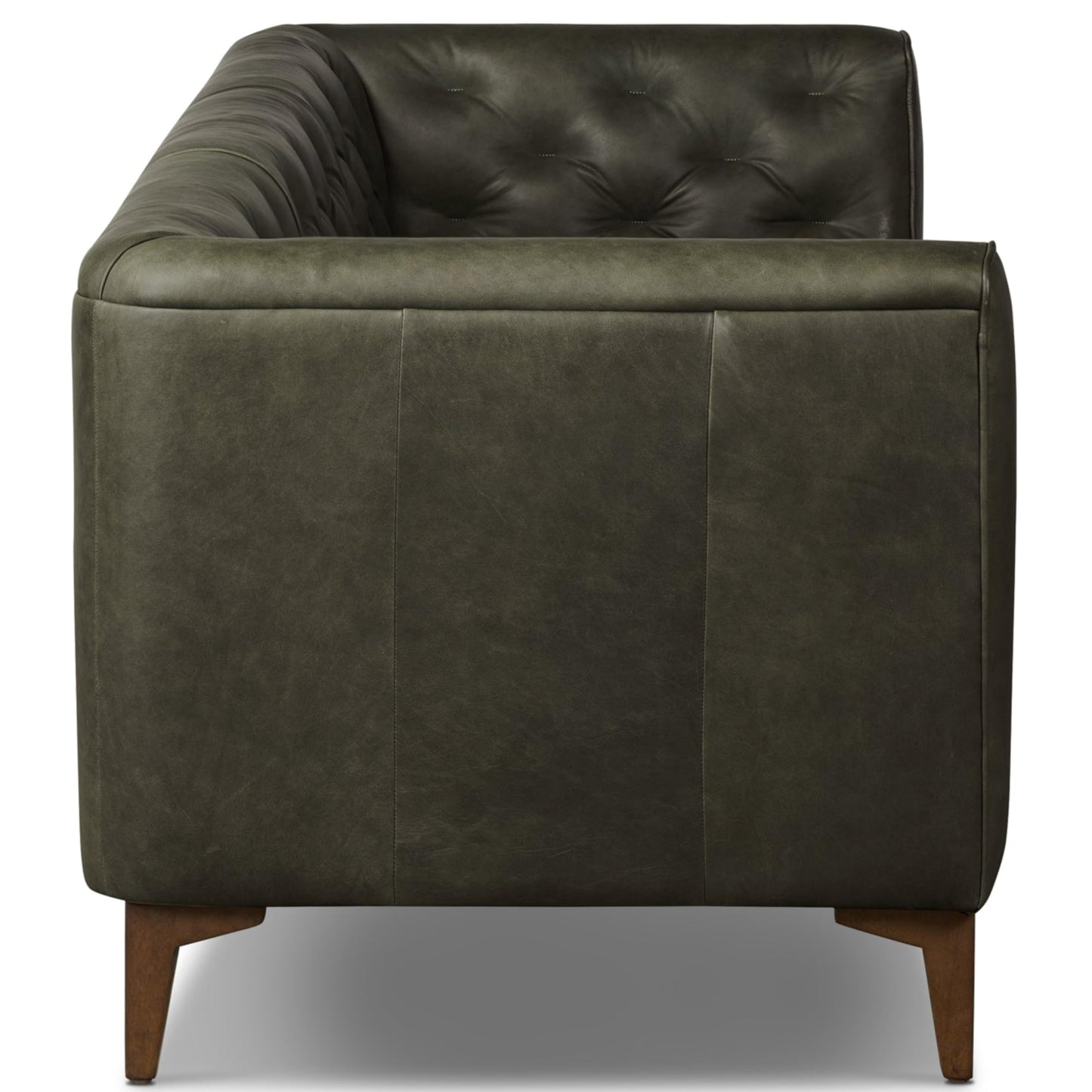 POLY & BARK 74" Leather Sofa – Cognac Tan